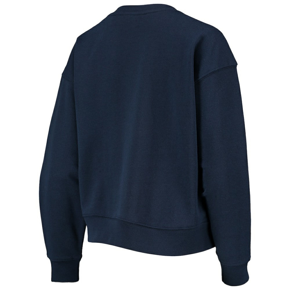 Minnesota Twins DKNY Sport Women's Carrie Pullover Sweatshirt - Navy