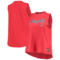 Los Angeles Angels DKNY Sport Women's Marcie Tank Top - Red