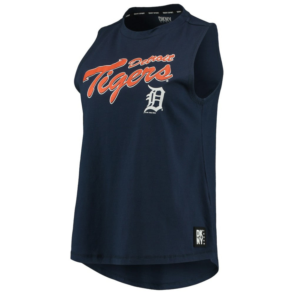 Detroit Tigers DKNY Sport Women's Marcie Tank Top - Navy