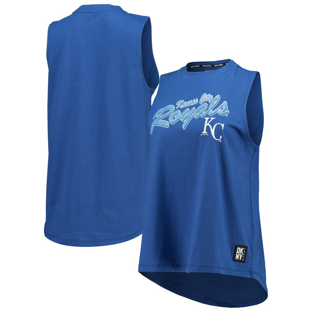 Kansas City Royals DKNY Sport Women's Marcie Tank Top - Royal