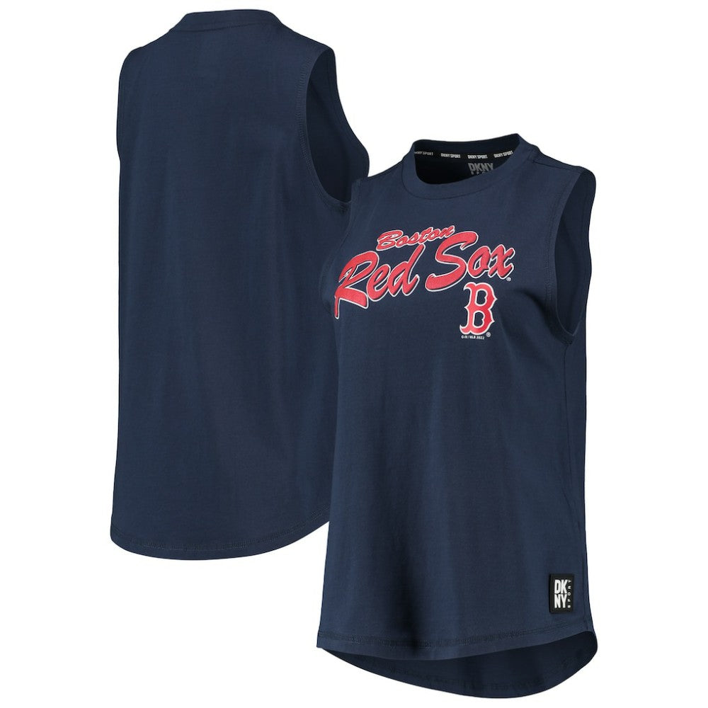Boston Red Sox DKNY Sport Women's Marcie Tank Top - Navy