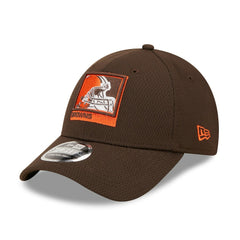 Cleveland Browns New Era Framed AF 9FORTY Snapback Hat - Brown sale