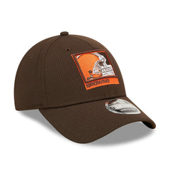 Cleveland Browns New Era Framed AF 9FORTY Snapback Hat - Brown sale