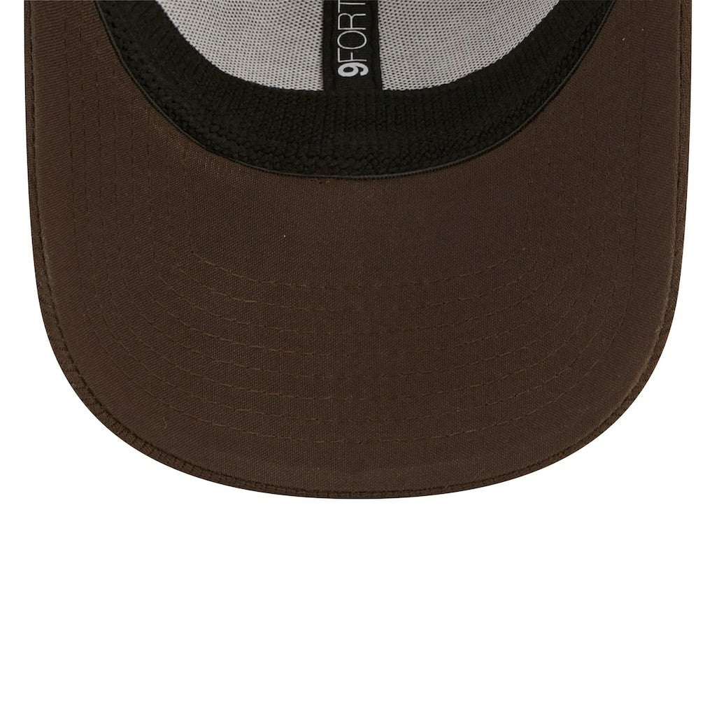 Cleveland Browns New Era Framed AF 9FORTY Snapback Hat - Brown sale