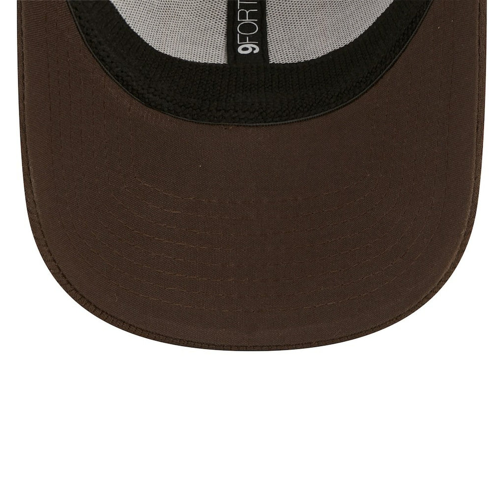 Cleveland Browns New Era Framed AF 9FORTY Snapback Hat - Brown sale