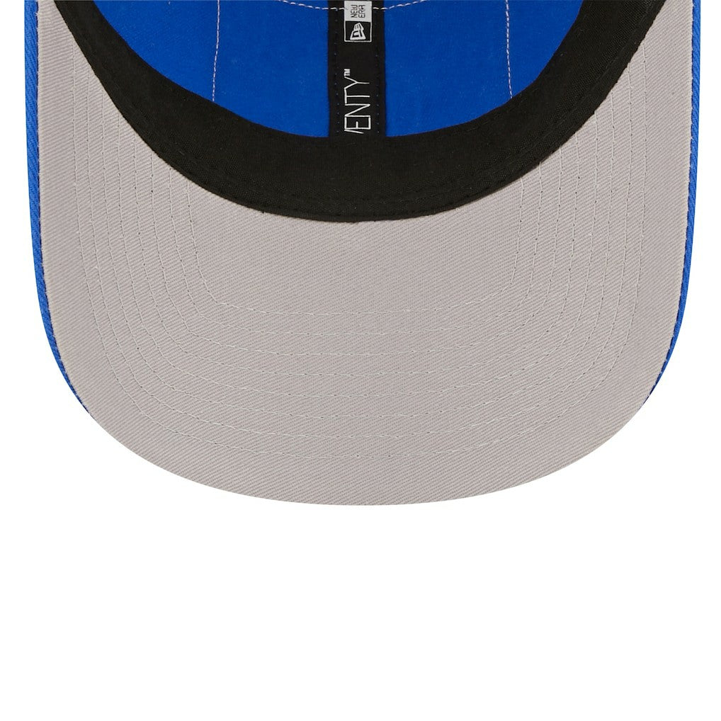 Los Angeles Rams New Era Devoted Trucker 9TWENTY Snapback Hat - Royal/Natural outlet