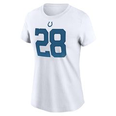 Jonathan Taylor Indianapolis Colts Women's Name & Number T-Shirt - White | Nike on sale
