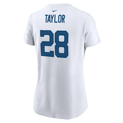 Jonathan Taylor Indianapolis Colts Women's Name & Number T-Shirt - White | Nike on sale