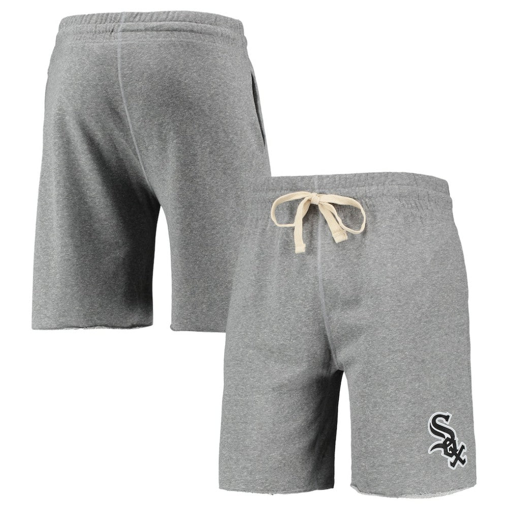 Chicago White Sox Concepts Sport Mainstream Terry Tri-Blend Shorts - Gray