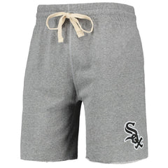Chicago White Sox Concepts Sport Mainstream Terry Tri-Blend Shorts - Gray