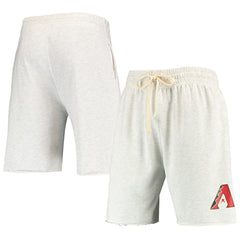 Arizona Diamondbacks Concepts Sport Mainstream Terry Tri-Blend Shorts - Oatmeal