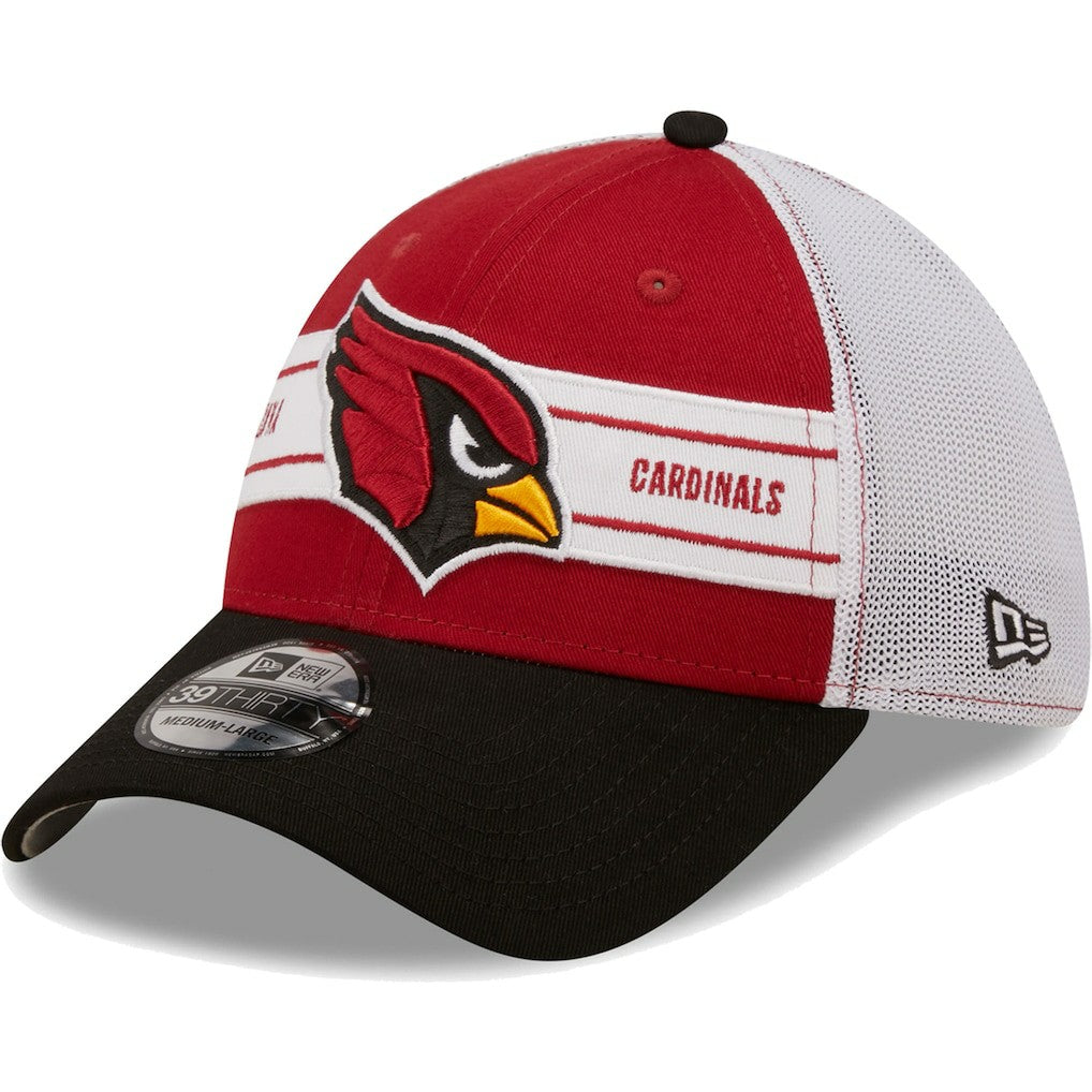 Arizona Cardinals New Era Team Banded 39THIRTY Flex Hat - Cardinal/Black discount