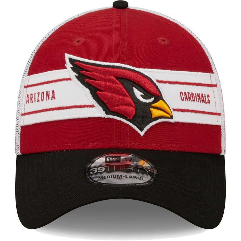 Arizona Cardinals New Era Team Banded 39THIRTY Flex Hat - Cardinal/Black discount