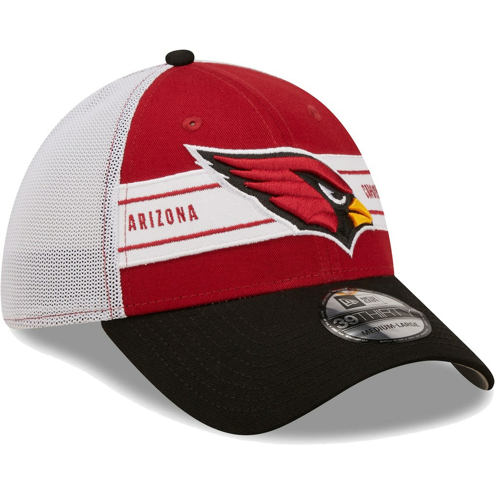 Arizona Cardinals New Era Team Banded 39THIRTY Flex Hat - Cardinal/Black discount