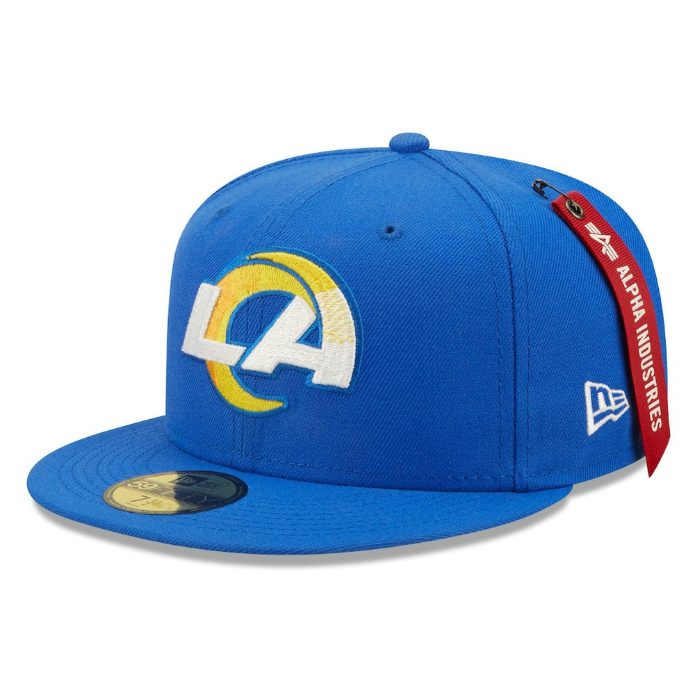 Los Angeles Rams New Era x Alpha Industries Alpha 59FIFTY Fitted Hat - Royal sale
