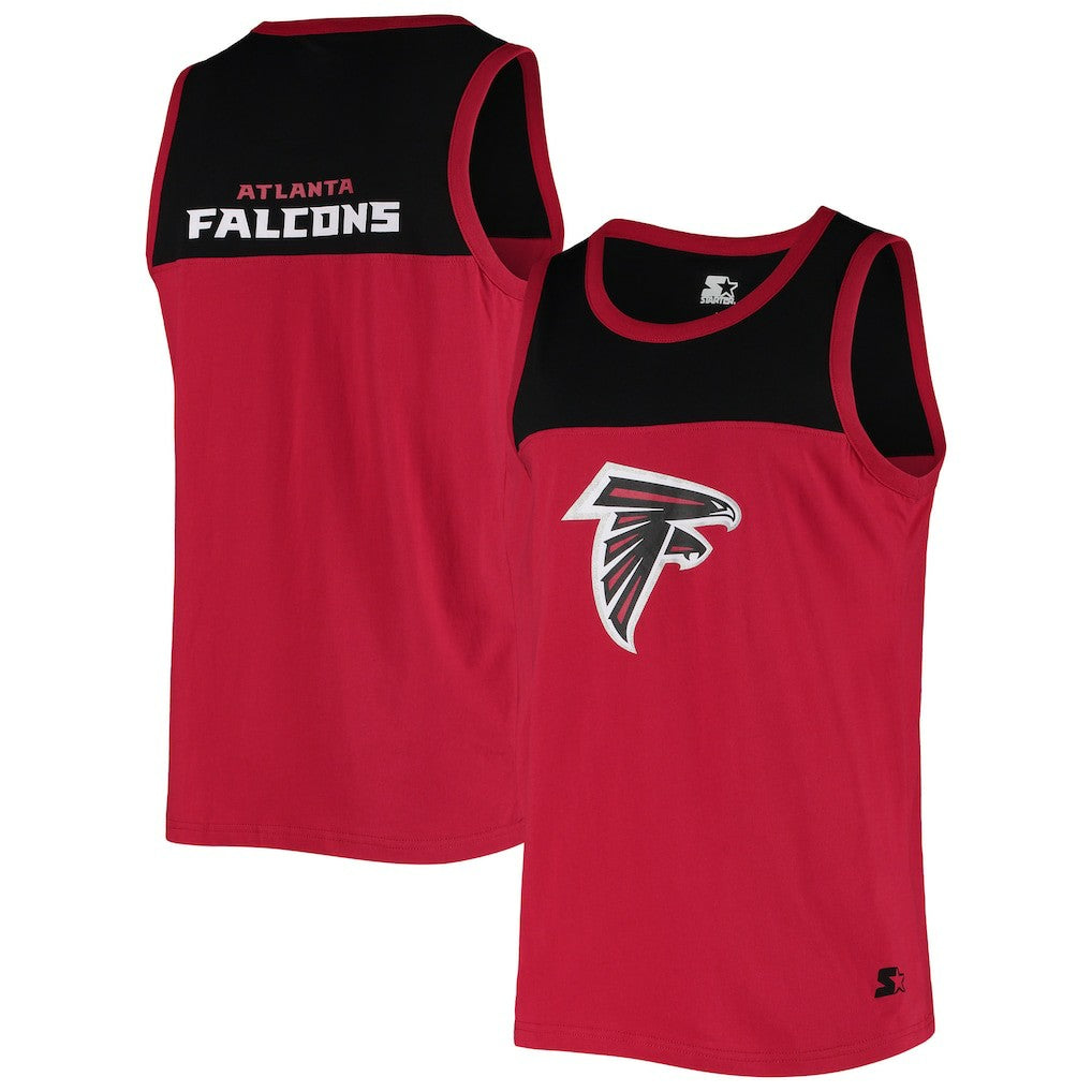 Atlanta Falcons Starter Team Touchdown Fashion Tank Top - Red/Black online