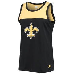 New Orleans Saints Starter Team Touchdown Fashion Tank Top - Black/Gold on sale