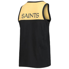 New Orleans Saints Starter Team Touchdown Fashion Tank Top - Black/Gold on sale