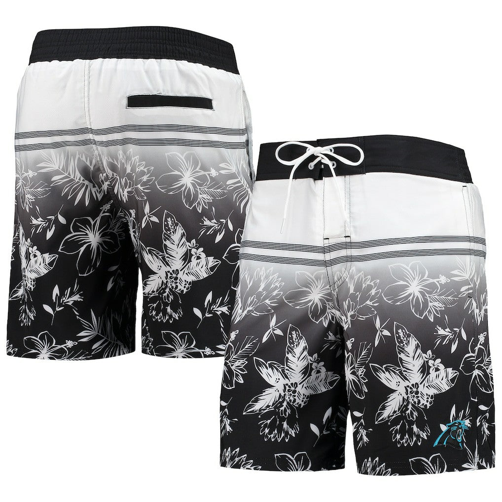 Carolina Panthers G-III Sports by Carl Banks Island Volley Swim Shorts - Black for sale