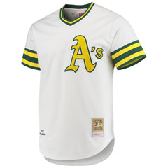 Reggie Jackson Athletics 1972 Cooperstown Collection Authentic Jersey - White | Mitchell & Ness