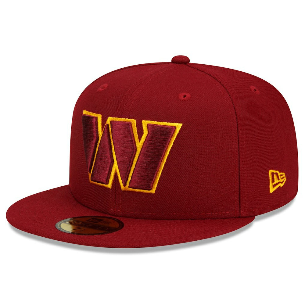Washington Commanders New Era Team Basic 59FIFTY Fitted Hat - Burgundy on sale