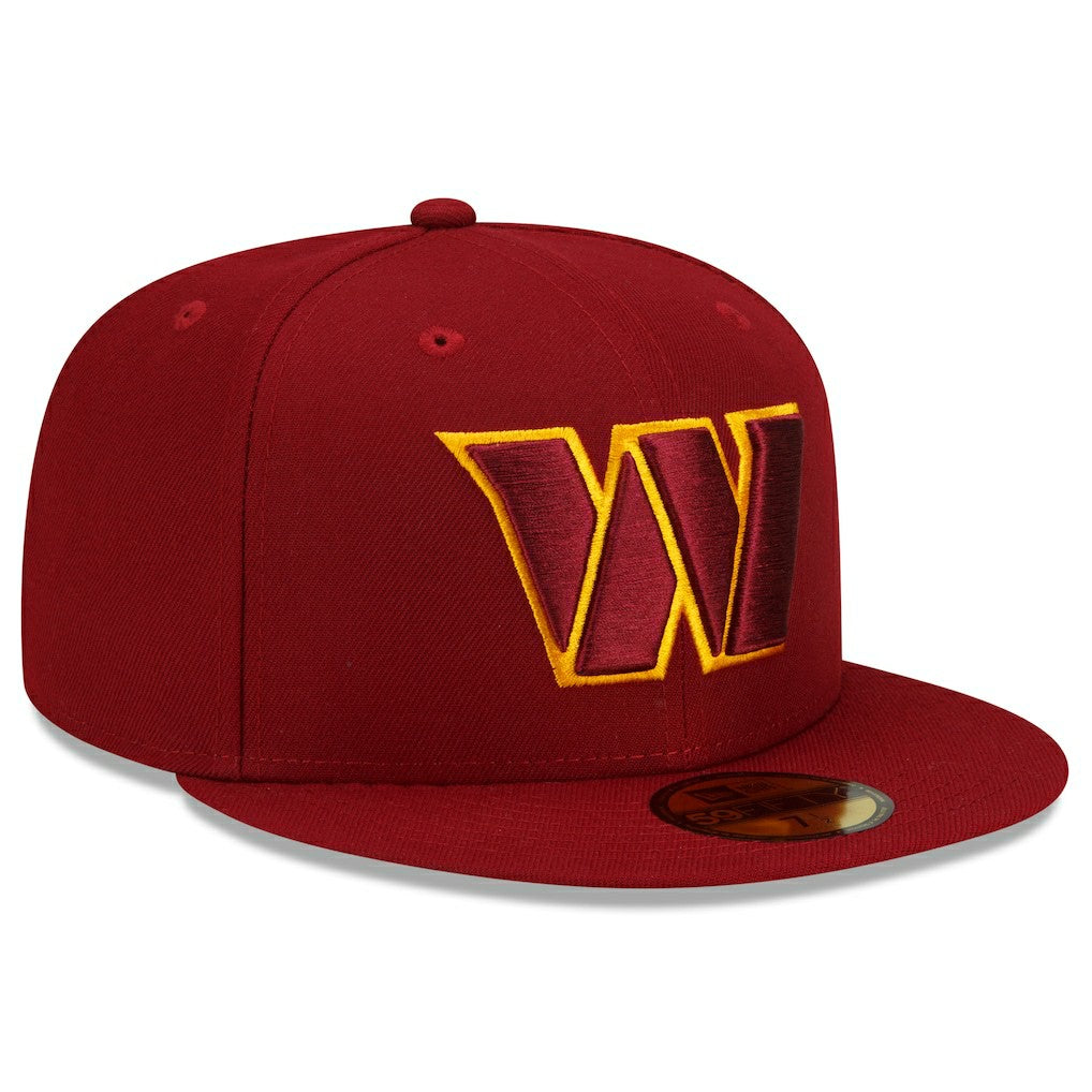 Washington Commanders New Era Team Basic 59FIFTY Fitted Hat - Burgundy on sale