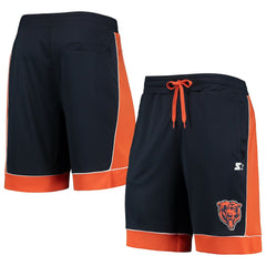 Chicago Bears Starter Fan Favorite Fashion Shorts - Navy/Orange discount