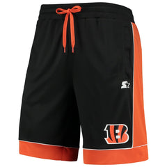 Cincinnati Bengals Starter Fan Favorite Fashion Shorts - Black/Orange on sale