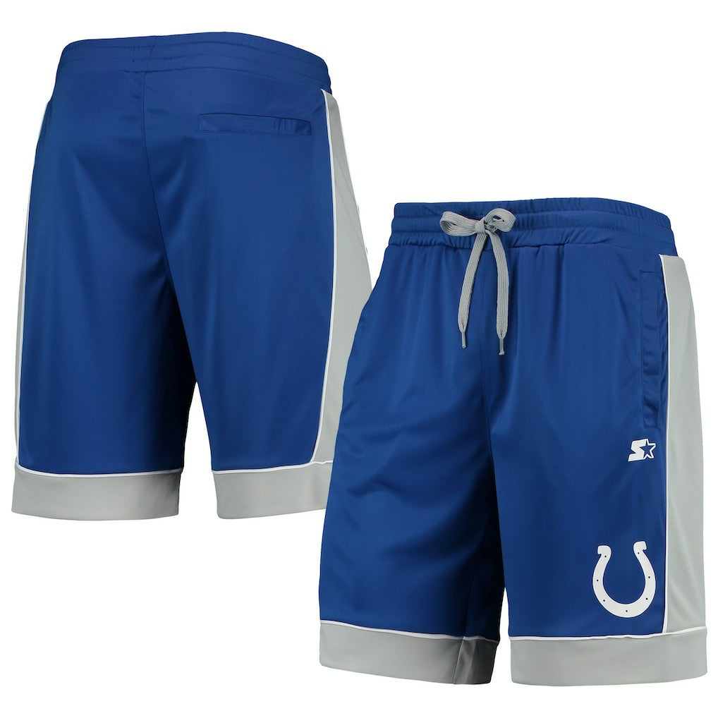 Indianapolis Colts Starter Fan Favorite Fashion Shorts - Royal/Gray cheap