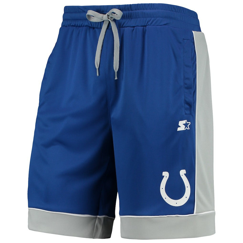 Indianapolis Colts Starter Fan Favorite Fashion Shorts - Royal/Gray cheap