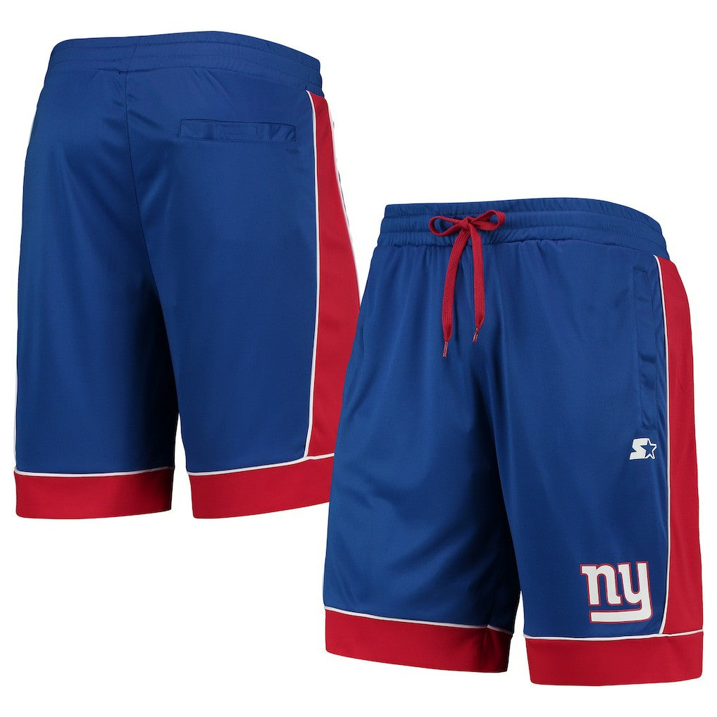 New York Giants Starter Fan Favorite Fashion Shorts - Royal/Red for sale