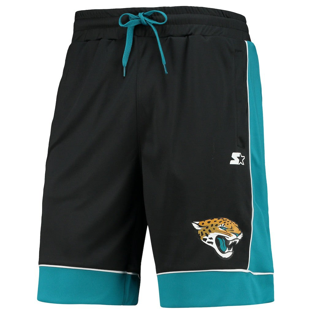 Jacksonville Jaguars Starter Fan Favorite Fashion Shorts - Black/Teal cheap