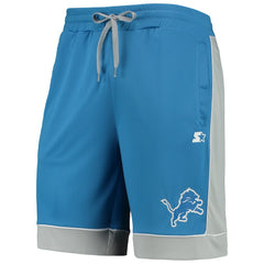 Detroit Lions Starter Fan Favorite Fashion Shorts - Blue/Gray cheap