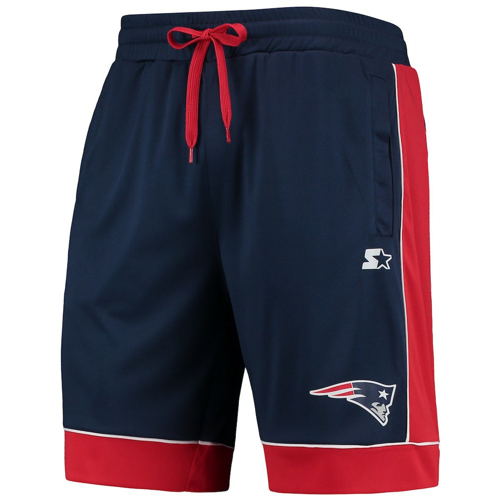New England Patriots Starter Fan Favorite Fashion Shorts - Navy/Red for sale