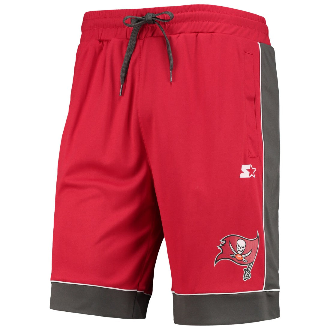 Tampa Bay Buccaneers Starter Fan Favorite Fashion Shorts - Red/Pewter sale