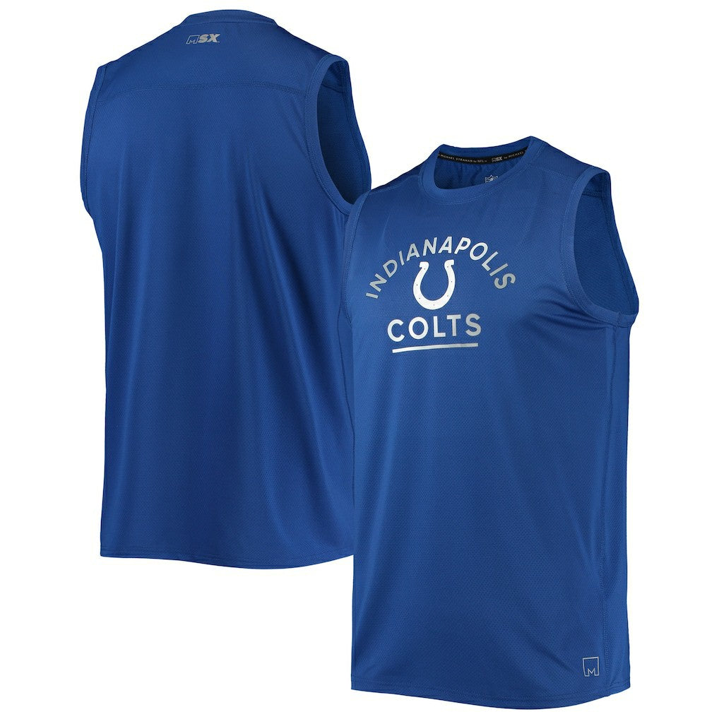 Indianapolis Colts MSX by Michael Strahan Rebound Tank Top - Royal cheap