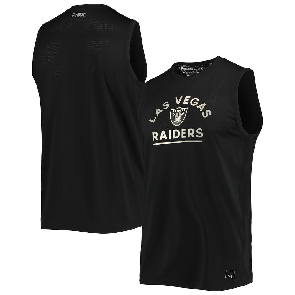 Las Vegas Raiders MSX by Michael Strahan Rebound Tank Top - Black for sale