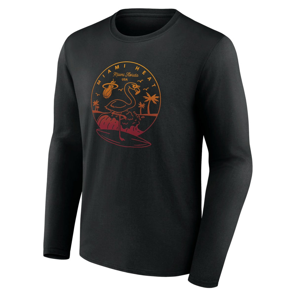 Miami Heat Tip-Off Long Sleeve T-Shirt - Black online
