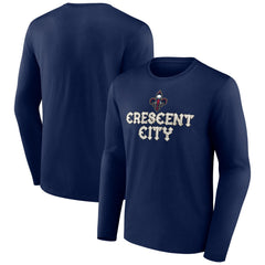 New Orleans Pelicans Tip-Off Long Sleeve T-Shirt - Navy for sale