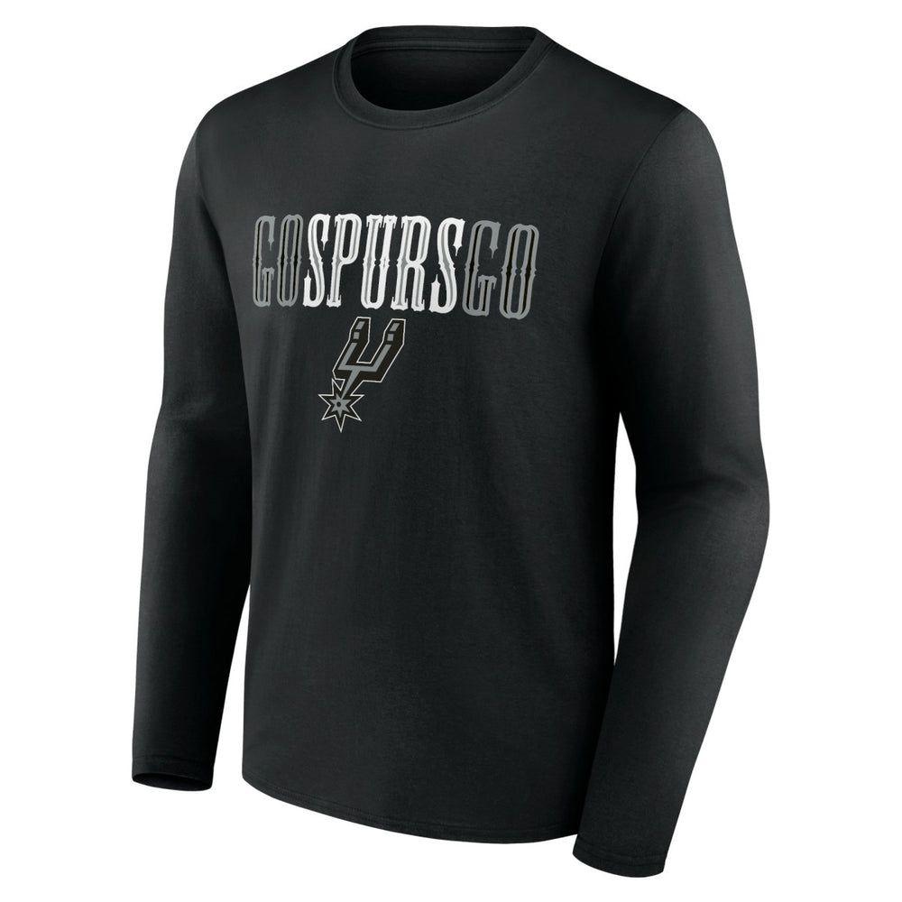 San Antonio Spurs Tip-Off Long Sleeve T-Shirt - Black sale