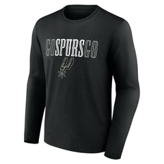 San Antonio Spurs Tip-Off Long Sleeve T-Shirt - Black sale