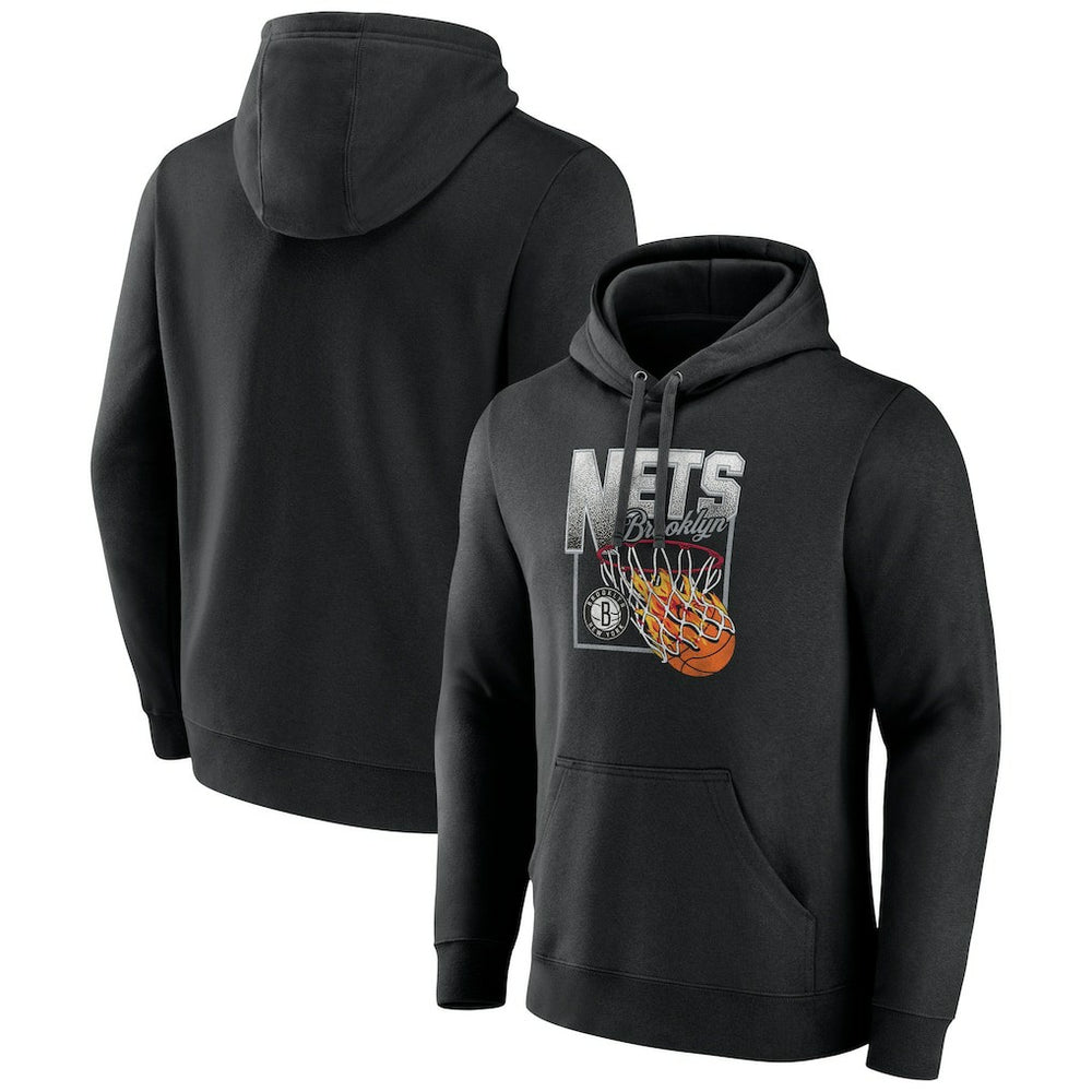 Brooklyn Nets Alley Oop Pullover Hoodie - Black for sale