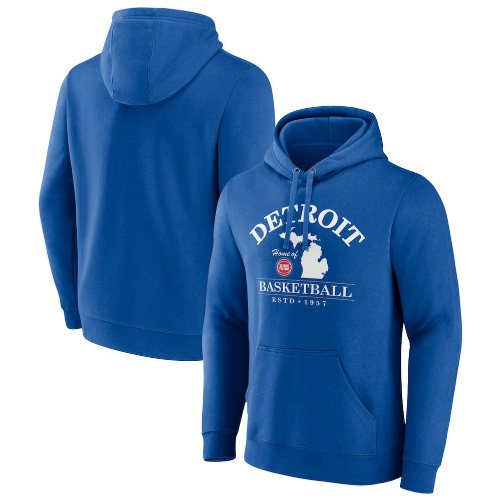 Detroit Pistons Tip-Off Pullover Hoodie sale - Royal shop