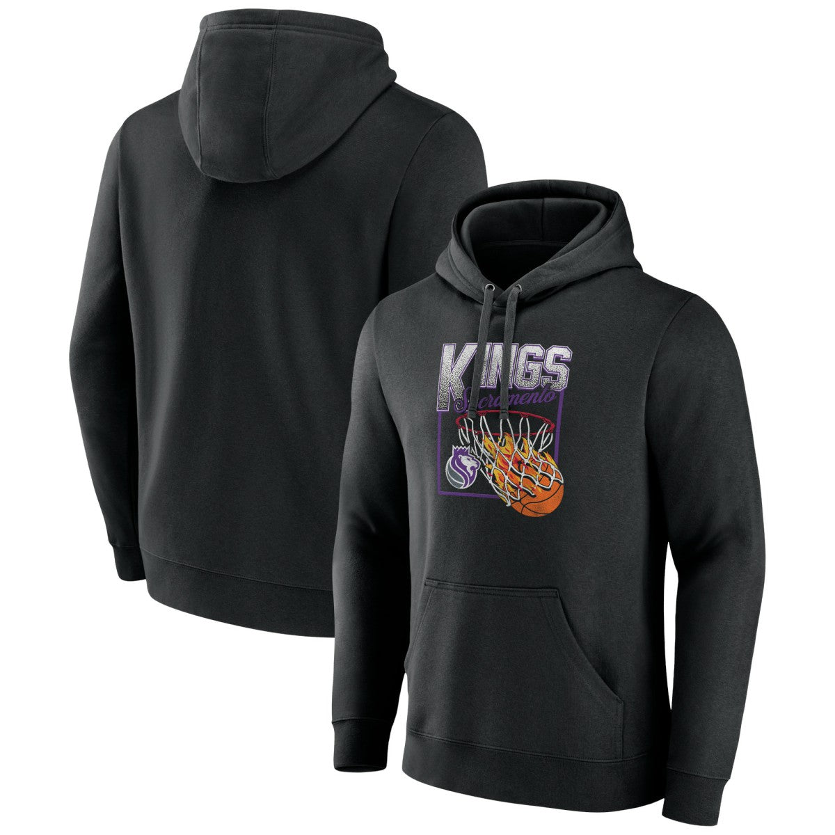 Sacramento Kings Alley Oop Pullover Hoodie - Black discount