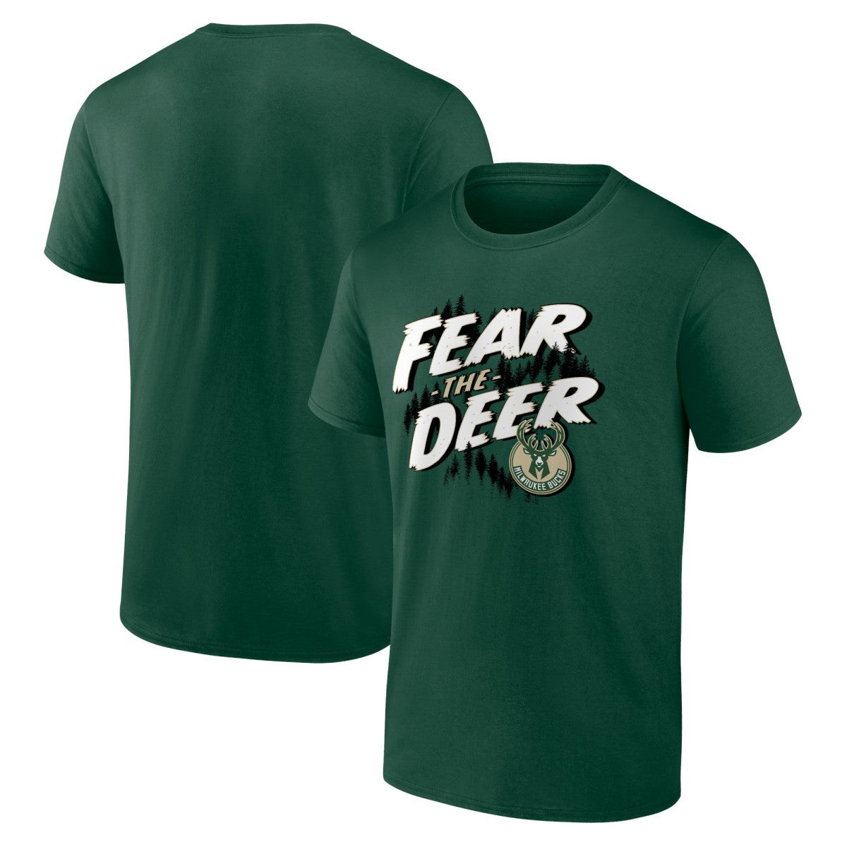 Milwaukee Bucks Tip-Off T-Shirt - Hunter Green for sale
