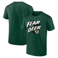 Milwaukee Bucks Tip-Off T-Shirt - Hunter Green for sale
