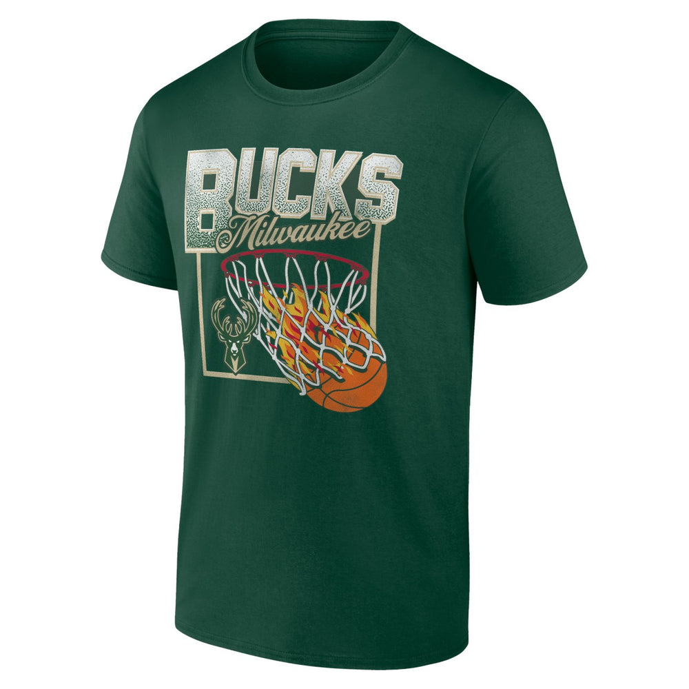 Milwaukee Bucks Alley Oop T-Shirt - Hunter Green on sale