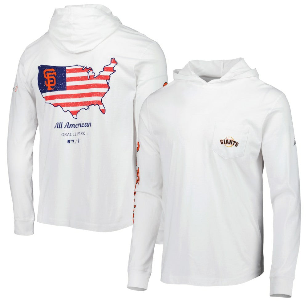 San Francisco Giants johnnie-O Edison Hoodie T-Shirt - White