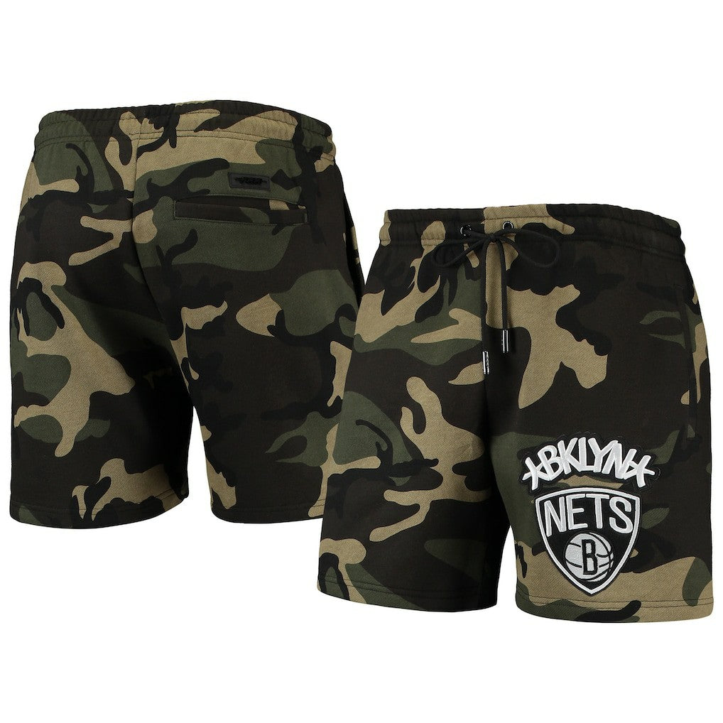 Brooklyn Nets Pro Standard Team Shorts - Camo sale