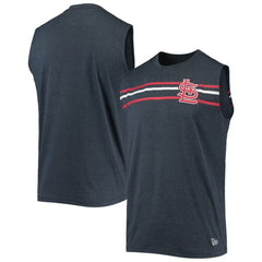 St. Louis Cardinals Muscle Tank Top - Heathered Navy | New Era